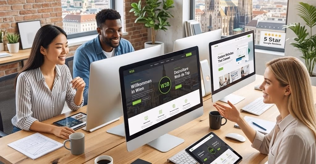 Ilustratie abstracta a unui workflow modern de framework web