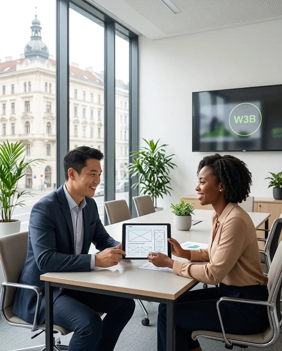 Porträt von Daniel Ancuta, Gründer von W3B